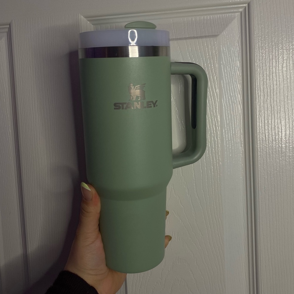 Green 40oz Stanley cup
